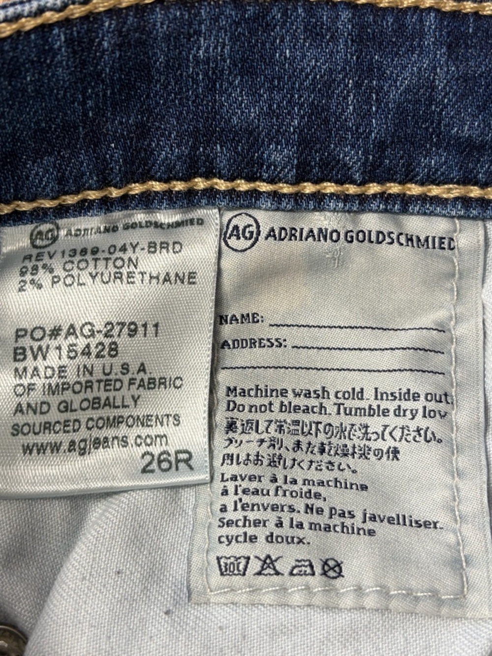 AG Legging Ankle AG-Edβ’ Super Skinny Ankle Denim - Picture 7 of 12